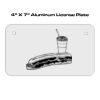 4 X 7 Aluminum License Plate  Thumbnail