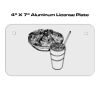 4 X 7 Aluminum License Plate  Thumbnail