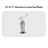 4 X 7 Aluminum License Plate  Thumbnail