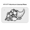 4 X 7 Aluminum License Plate  Thumbnail