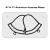 4 X 7 Aluminum License Plate  Thumbnail