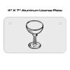 4 X 7 Aluminum License Plate  Thumbnail
