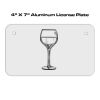 4 X 7 Aluminum License Plate  Thumbnail