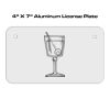 4 X 7 Aluminum License Plate  Thumbnail