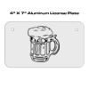 4 X 7 Aluminum License Plate  Thumbnail