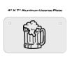 4 X 7 Aluminum License Plate  Thumbnail