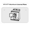 4 X 7 Aluminum License Plate  Thumbnail