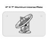 4 X 7 Aluminum License Plate  Thumbnail