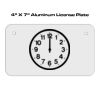 4 X 7 Aluminum License Plate  Thumbnail