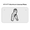 4 X 7 Aluminum License Plate  Thumbnail
