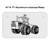 4 X 7 Aluminum License Plate  Thumbnail