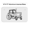 4 X 7 Aluminum License Plate  Thumbnail
