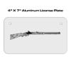 4 X 7 Aluminum License Plate  Thumbnail