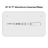 4 X 7 Aluminum License Plate  Thumbnail