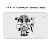 4 X 7 Aluminum License Plate  Thumbnail