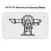 4 X 7 Aluminum License Plate  Thumbnail