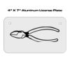4 X 7 Aluminum License Plate  Thumbnail