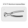 4 X 7 Aluminum License Plate  Thumbnail