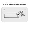 4 X 7 Aluminum License Plate  Thumbnail