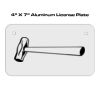 4 X 7 Aluminum License Plate  Thumbnail