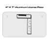 4 X 7 Aluminum License Plate  Thumbnail