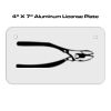 4 X 7 Aluminum License Plate  Thumbnail