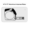 4 X 7 Aluminum License Plate  Thumbnail