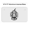 4 X 7 Aluminum License Plate  Thumbnail