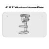 4 X 7 Aluminum License Plate  Thumbnail