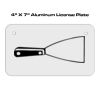4 X 7 Aluminum License Plate  Thumbnail