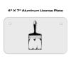 4 X 7 Aluminum License Plate  Thumbnail