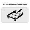 4 X 7 Aluminum License Plate  Thumbnail