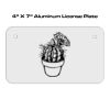 4 X 7 Aluminum License Plate  Thumbnail