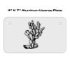 4 X 7 Aluminum License Plate  Thumbnail