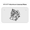 4 X 7 Aluminum License Plate  Thumbnail