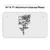 4 X 7 Aluminum License Plate  Thumbnail