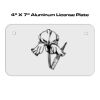 4 X 7 Aluminum License Plate  Thumbnail