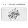 4 X 7 Aluminum License Plate  Thumbnail