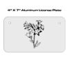 4 X 7 Aluminum License Plate  Thumbnail