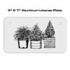 4 X 7 Aluminum License Plate  Thumbnail