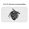 4 X 7 Aluminum License Plate  Thumbnail