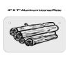 4 X 7 Aluminum License Plate  Thumbnail