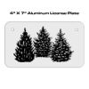 4 X 7 Aluminum License Plate  Thumbnail