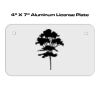 4 X 7 Aluminum License Plate  Thumbnail