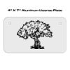 4 X 7 Aluminum License Plate  Thumbnail