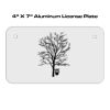 4 X 7 Aluminum License Plate  Thumbnail