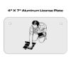 4 X 7 Aluminum License Plate  Thumbnail