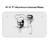 4 X 7 Aluminum License Plate  Thumbnail