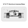 4 X 7 Aluminum License Plate  Thumbnail
