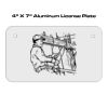 4 X 7 Aluminum License Plate  Thumbnail